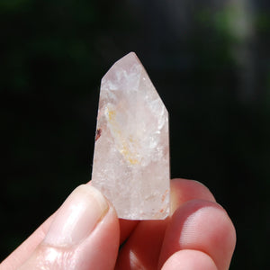 Pink Lithium Quartz Crystal Tower