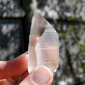 Transmitter Smoky Lemurian Seed Quartz Crystal, Brazil
