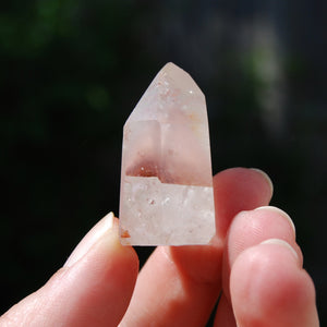 Pink Lithium Quartz Crystal Tower