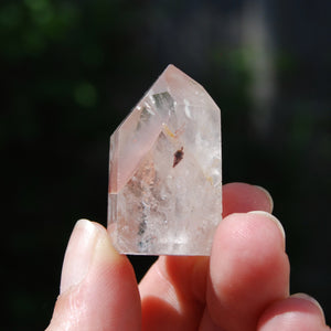 Pink Lithium Quartz Crystal Tower