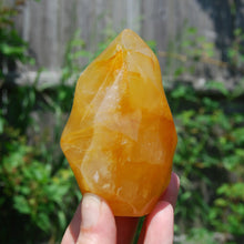 Load image into Gallery viewer, Golden Healer Quartz Carved Crystal Flame Tower
