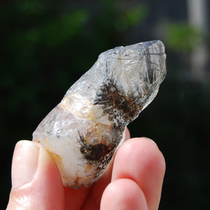 DT Himalayan Kullu Quartz Crystal Stabrary, Rutile Specular Hematite High Altitude Crystal, Kullu Valley