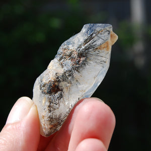 DT Himalayan Kullu Quartz Crystal Stabrary, Rutile Specular Hematite High Altitude Crystal, Kullu Valley