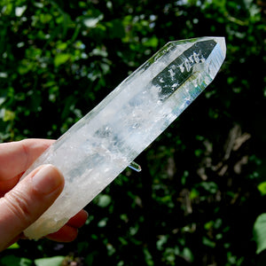 XL Colombian Blue Smoke Lemurian Crystal