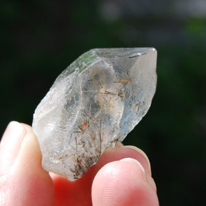 Himalayan Kullu Quartz Crystal Stabrary, Rutile Specular Hematite High Altitude Crystal, Kullu Valley