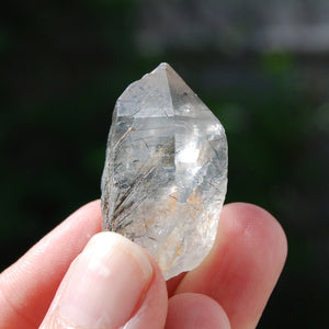 Himalayan Kullu Quartz Crystal Stabrary, Rutile Specular Hematite High Altitude Crystal, Kullu Valley