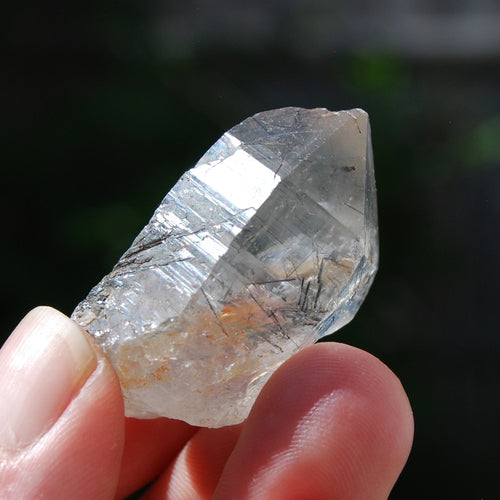 Himalayan Kullu Quartz Crystal Stabrary, Rutile Specular Hematite High Altitude Crystal, Kullu Valley