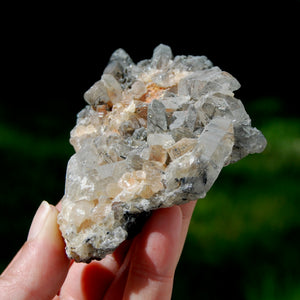 Rare Himalayan Kullu Rutile Quartz Crystal Cluster Floater