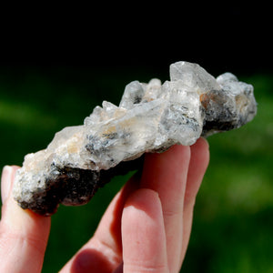 Rare Himalayan Kullu Rutile Quartz Crystal Cluster Floater