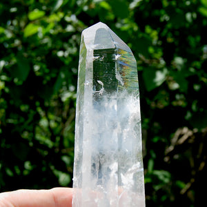 XL Colombian Blue Smoke Lemurian Crystal