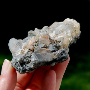 Rare Himalayan Kullu Rutile Quartz Crystal Cluster Floater