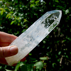 XL Colombian Blue Smoke Lemurian Crystal