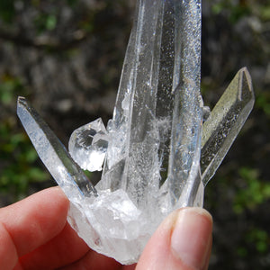 Cosmic Dow Channeler Lemurian Silver Quartz Crystal Starbrary Cluster Optical Corinto, Brazil