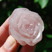 Load image into Gallery viewer, Rose Quartz Carved Crystal Rose
