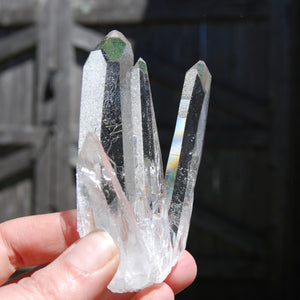 Cosmic Dow Channeler Lemurian Silver Quartz Crystal Starbrary Cluster Optical Corinto, Brazil