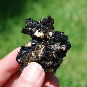 Black Tourmaline Crystal Flower Cluster Floater, Namibia