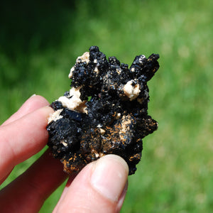 Black Tourmaline Crystal Flower Cluster Floater, Namibia