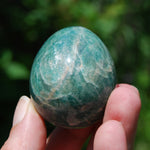 Flashy Amazonite Crystal Egg