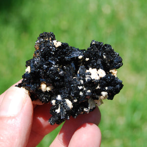 Black Tourmaline Crystal Flower Cluster Floater