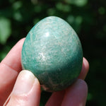 Flashy Amazonite Crystal Egg