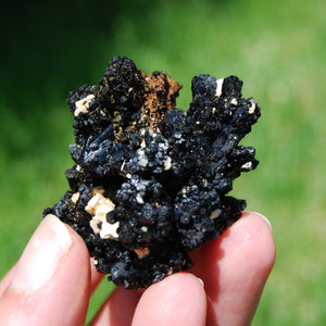 Black Tourmaline Crystal Flower Cluster Floater