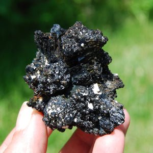 Black Tourmaline Crystal Flower Cluster Floater, Namibia