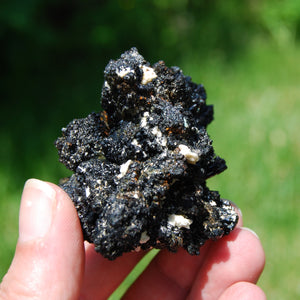 Black Tourmaline Crystal Flower Cluster Floater, Namibia