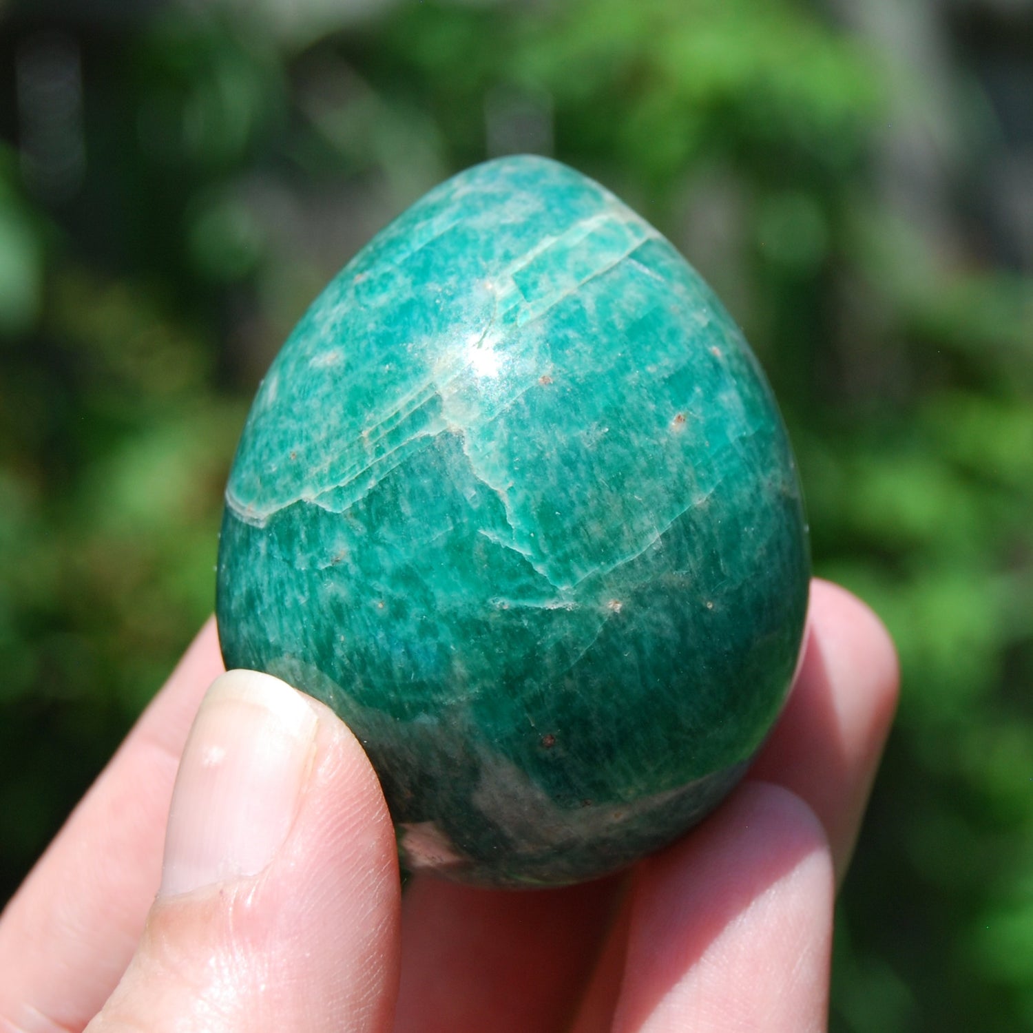 Amazonite Crystal Egg
