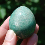 Flashy Amazonite Crystal Egg