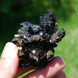 Black Tourmaline Crystal Flower Cluster Floater, Namibia