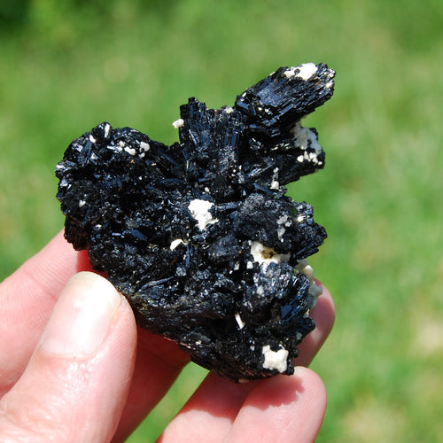 Black Tourmaline Crystal Flower Cluster Floater