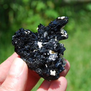 Black Tourmaline Crystal Flower Cluster Floater