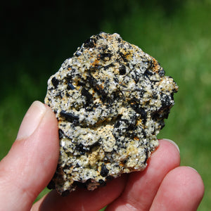 Black Tourmaline Crystal Flower Cluster Floater, Namibia