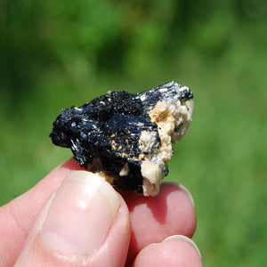 Black Tourmaline Crystal Flower Cluster Floater