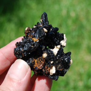 Black Tourmaline Crystal Flower Cluster Floater, Namibia