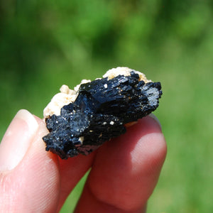 Black Tourmaline Crystal Flower Cluster Floater