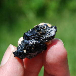 Black Tourmaline Crystal Flower Cluster Floater