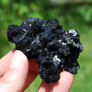 Black Tourmaline Crystal Flower Cluster Floater