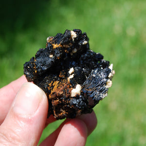 Black Tourmaline Crystal Flower Cluster Floater, Namibia