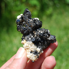 Load image into Gallery viewer, Black Tourmaline Crystal Flower Cluster Floater, Erongo, Namibia
