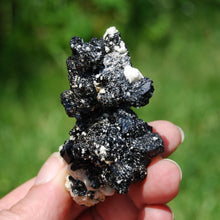 Load image into Gallery viewer, Black Tourmaline Crystal Flower Cluster Floater, Erongo, Namibia
