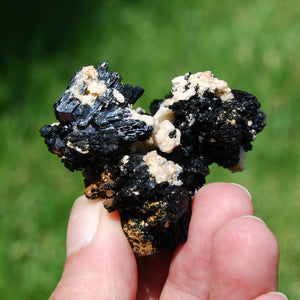 Black Tourmaline Crystal Flower Cluster Floater, Namibia