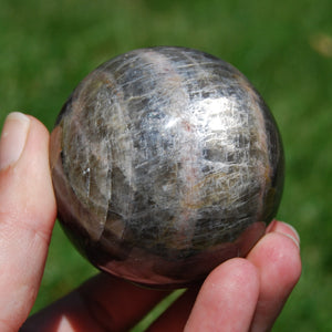 Black Moonstone Crystal Sphere