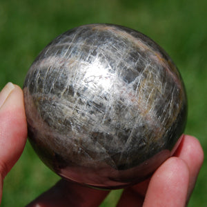 Black Moonstone Crystal Sphere