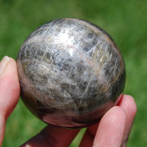 Black Moonstone Crystal Sphere