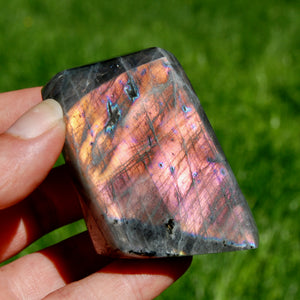 Sunset Labradorite Crystal Freeform Tower