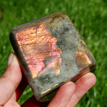 Load image into Gallery viewer, Large Sunset Labradorite Crystal Freeform Tower
