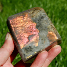 Load image into Gallery viewer, Large Sunset Labradorite Crystal Freeform Tower
