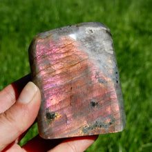 Load image into Gallery viewer, Large Sunset Labradorite Crystal Freeform Tower
