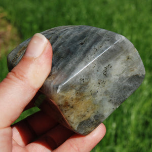 Large Sunset Labradorite Crystal Freeform Tower